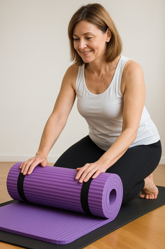 Essential Yoga Mat – Comfort, Stability & Accessibility