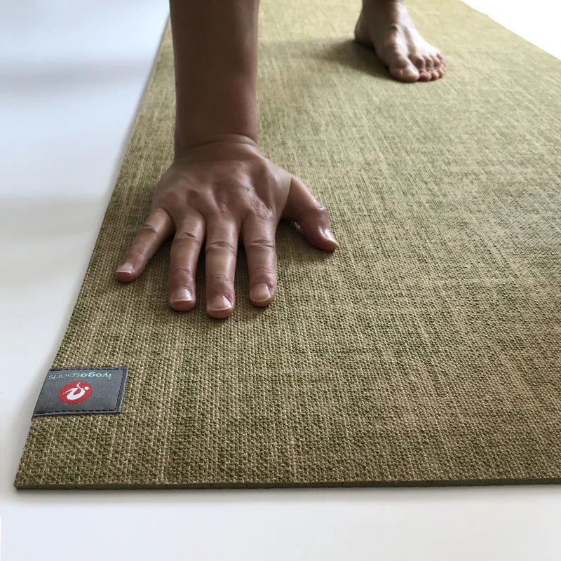 Tapis de Yoga en Lin Naturel – Matériaux Naturels